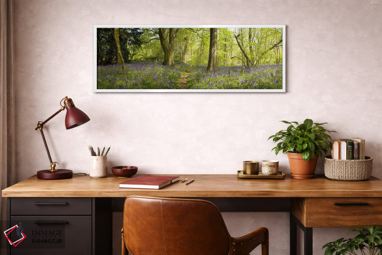 تابلو دکوراتیو Thursford Wood, Norfolk, England,درختان در جنگل، جنگل ت… اثر پانورامیک ایمجز - D4W