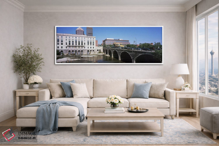 تابلو دکوراتیو Rochester, Monroe County, New York State, USA,پل قوسی ب… اثر پانورامیک ایمجز - D4W