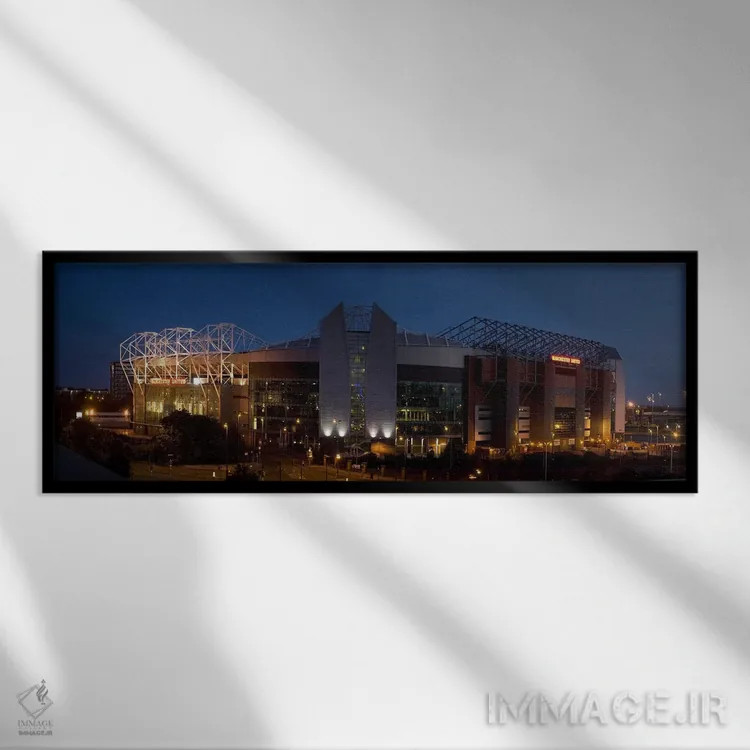 تابلو دکوراتیو Old Trafford, Greater Manchester, England,ورزشگاه فوتبا… اثر پانورامیک ایمجز - نمای قابدار مشکی