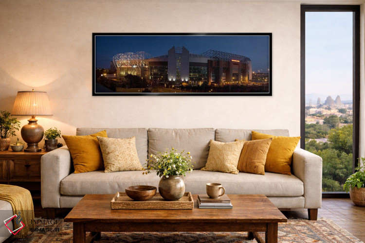 تابلو دکوراتیو Old Trafford, Greater Manchester, England,ورزشگاه فوتبا… اثر پانورامیک ایمجز - D6B