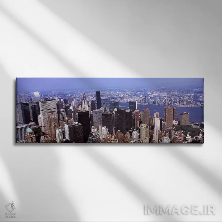 تابلو دکوراتیو Manhattan, New York City, New York State, USA 2011,نمای… اثر پانورامیک ایمجز - نمای روبهرو روی دیوار