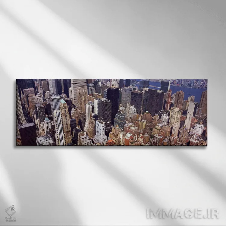 تابلو دکوراتیو Manhattan, New York City, New York State, USA #2,نمای ز… اثر پانورامیک ایمجز - نمای روبهرو روی دیوار