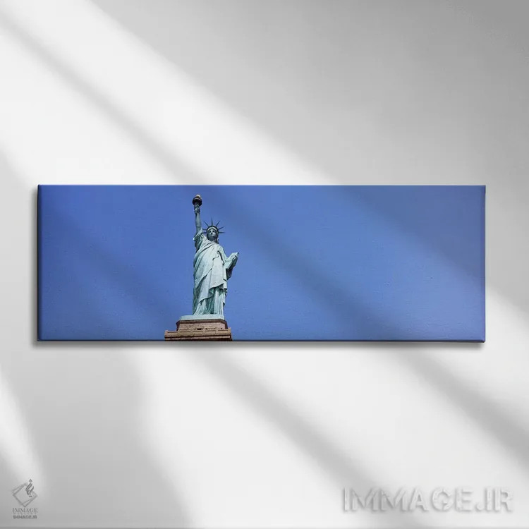 تابلو دکوراتیو Statue Of Liberty, Liberty Island, New York City, New Y… اثر پانورامیک ایمجز - نمای روبهرو روی دیوار