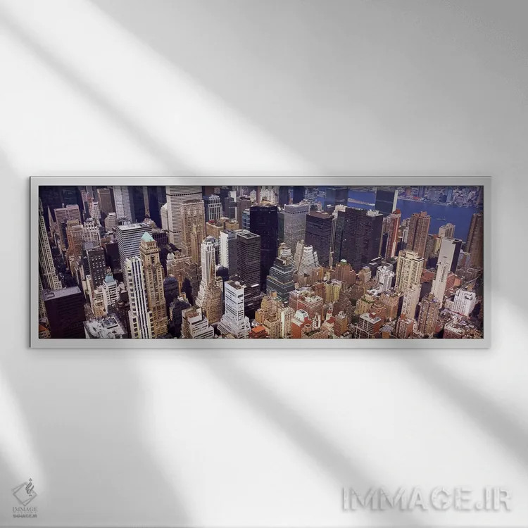 تابلو دکوراتیو Manhattan, New York City, New York State, USA #2,نمای ز… اثر پانورامیک ایمجز - نمای قابدار سفید