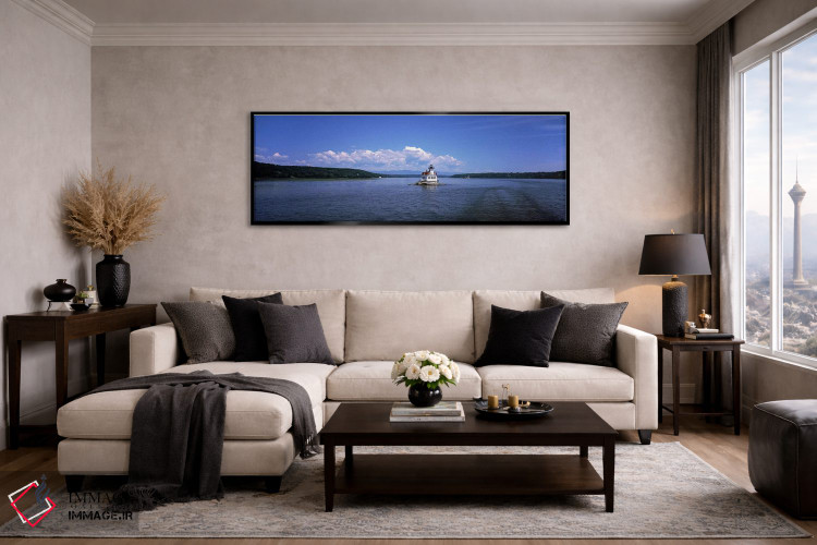 تابلو دکوراتیو Esopus Meadows Lighthouse, Hudson River, New York State… اثر پانورامیک ایمجز - D6B