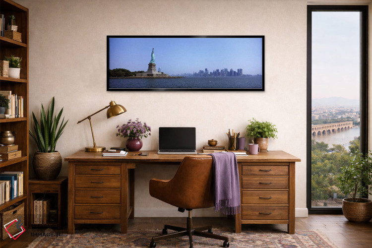تابلو دکوراتیو Liberty Island, New York City, New York State, USA 2011… اثر پانورامیک ایمجز - D2B