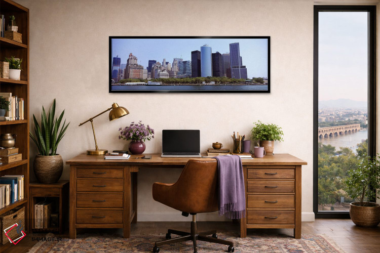 تابلو دکوراتیو Lower Manhattan, Manhattan, New York City, New York Sta… اثر پانورامیک ایمجز - D2B