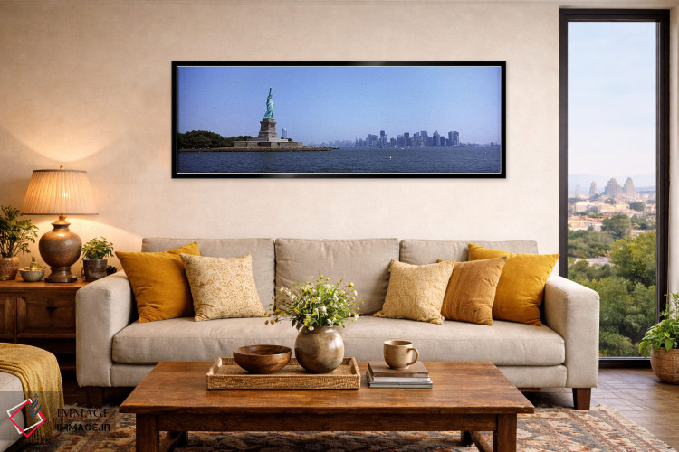 تابلو دکوراتیو Liberty Island, New York City, New York State, USA 2011… اثر پانورامیک ایمجز - D6B