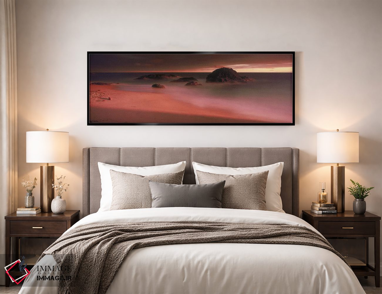 تابلو دکوراتیو Laguna Beach, California, USA,تشکیل های صخره ای در ساحل… اثر پانورامیک ایمجز - D4B