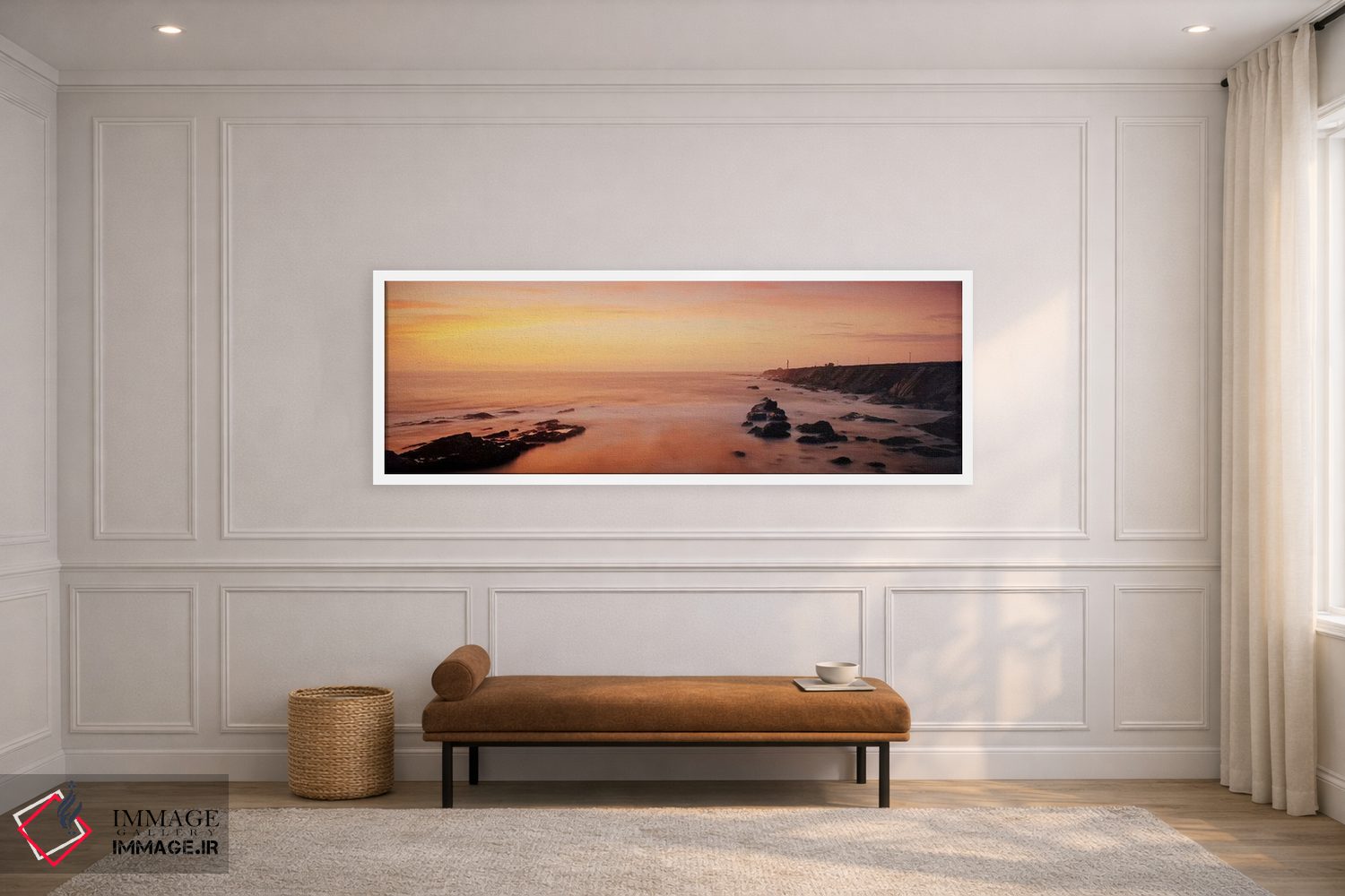 تابلو دکوراتیو Mendocino County, California, USA,فانوس دریایی در ساحل… اثر پانورامیک ایمجز - D1W