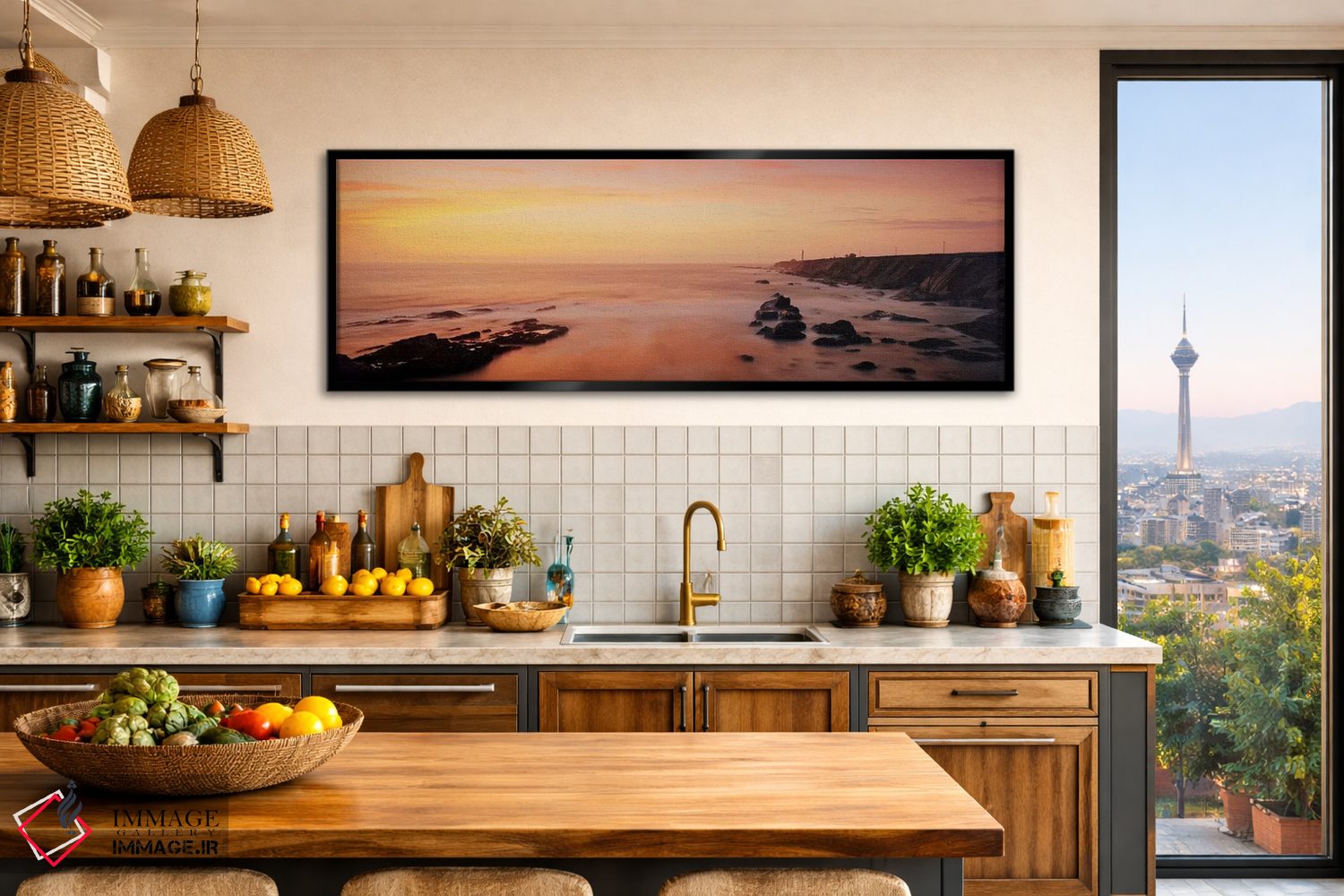 تابلو دکوراتیو Mendocino County, California, USA,فانوس دریایی در ساحل… اثر پانورامیک ایمجز - D2B