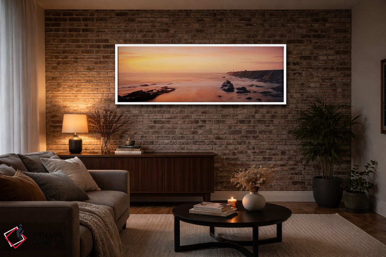 تابلو دکوراتیو Mendocino County, California, USA,فانوس دریایی در ساحل… اثر پانورامیک ایمجز - D3W