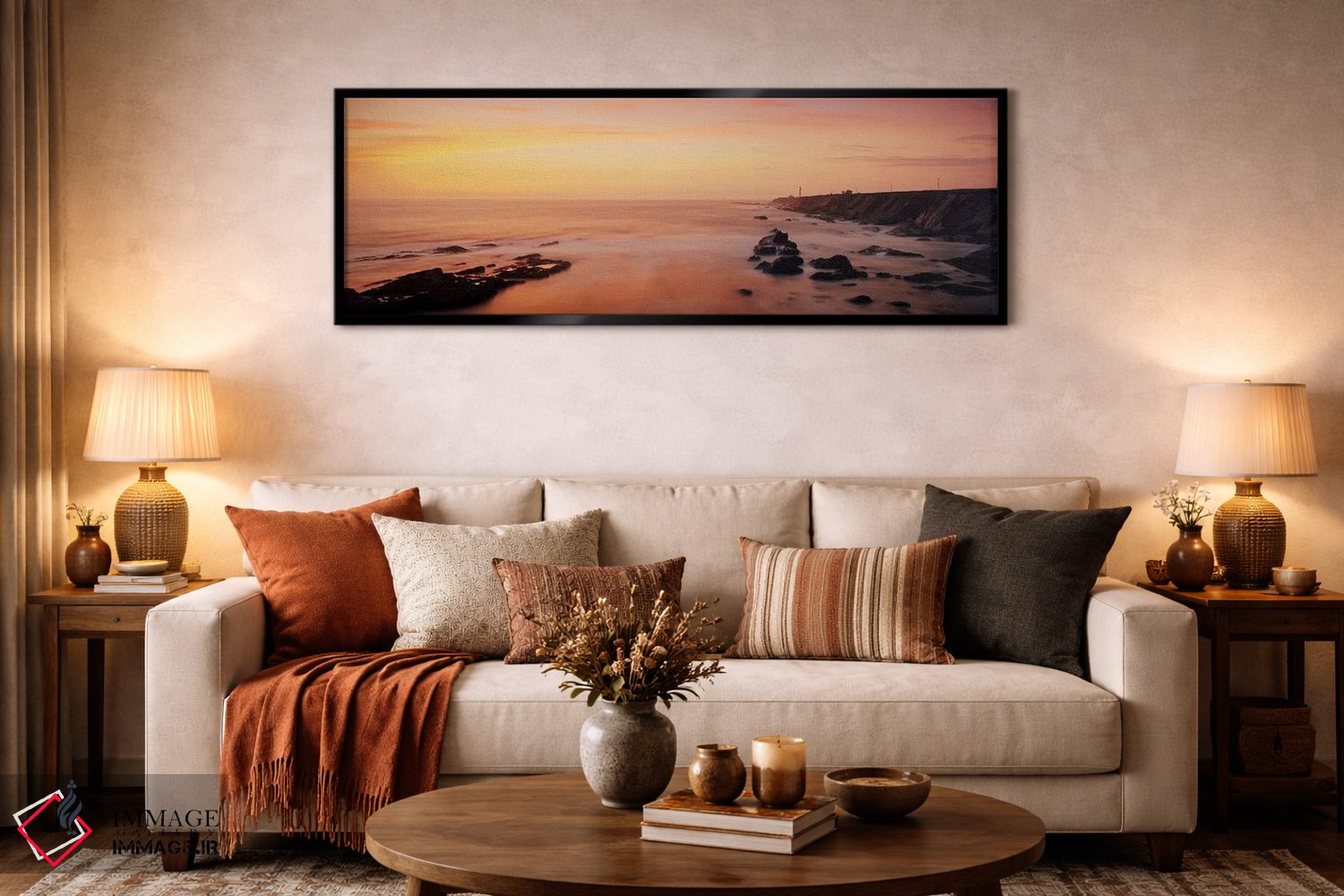 تابلو دکوراتیو Mendocino County, California, USA,فانوس دریایی در ساحل… اثر پانورامیک ایمجز - D5B