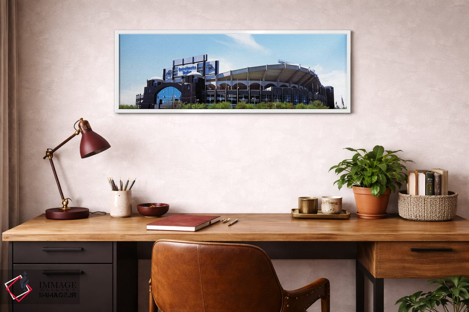 تابلو دکوراتیو Bank of America Stadium, Charlotte, Mecklenburg County… اثر پانورامیک ایمجز - D3W