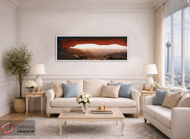 تابلو دکوراتیو Canyonlands National Park, Utah, USA,طلوع آفتاب از میان… اثر پانورامیک ایمجز - D4W