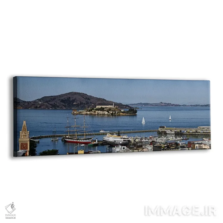 تابلو دکوراتیو Alcatraz Island, Aquatic Park Historic District, Fisher… اثر پانورامیک ایمجز - نمای پرسپکتیو محصول