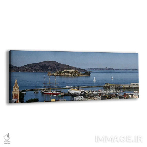 تابلو دکوراتیو Alcatraz Island, Aquatic Park Historic District, Fisher… اثر پانورامیک ایمجز - نمای پرسپکتیو محصول