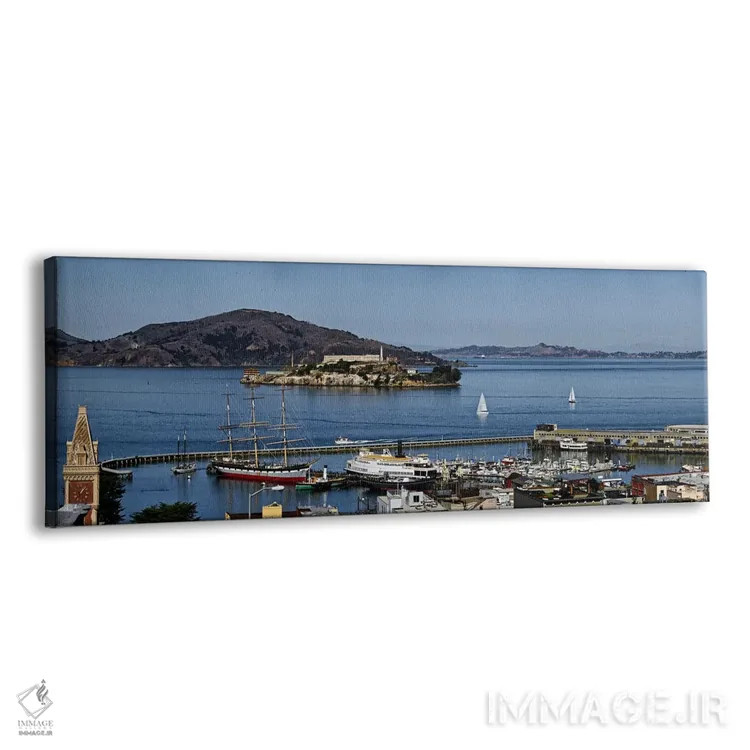تابلو دکوراتیو Alcatraz Island, Aquatic Park Historic District, Fisher… اثر پانورامیک ایمجز - نمای پرسپکتیو محصول