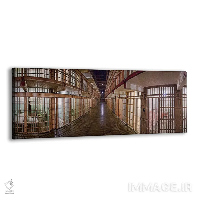 تابلو دکوراتیو Alcatraz Island, San Francisco, California, USA,راهروی… اثر پانورامیک ایمجز - نمای پرسپکتیو محصول