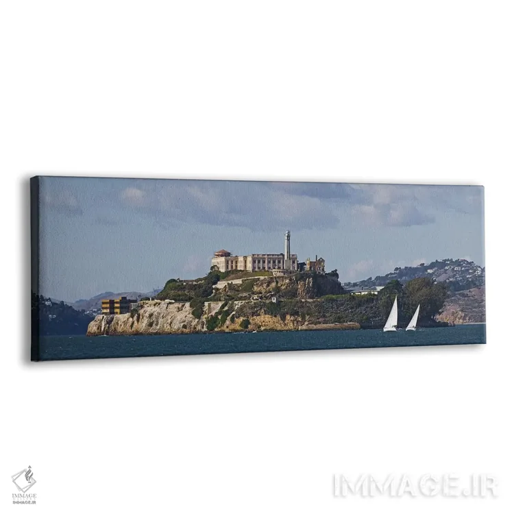 تابلو دکوراتیو Alcatraz Island, San Francisco Bay, San Francisco, Cali… اثر پانورامیک ایمجز - نمای پرسپکتیو محصول
