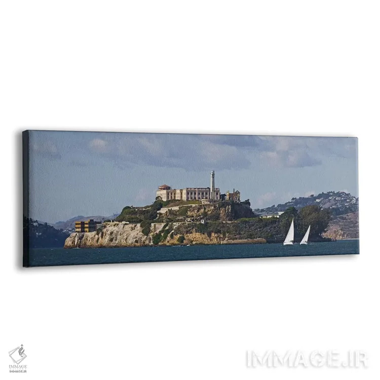 تابلو دکوراتیو Alcatraz Island, San Francisco Bay, San Francisco, Cali… اثر پانورامیک ایمجز - نمای پرسپکتیو محصول