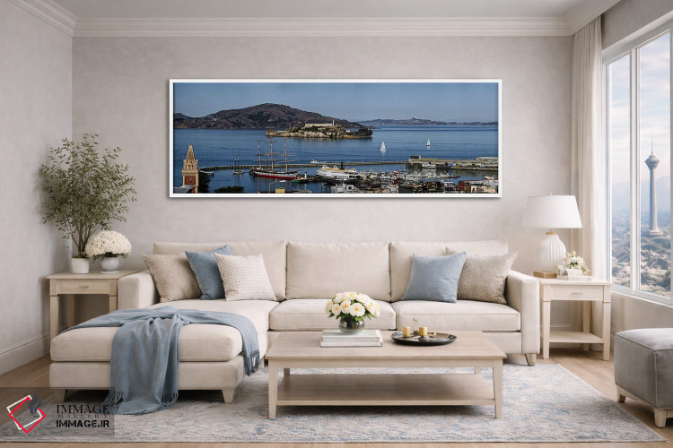 تابلو دکوراتیو Alcatraz Island, Aquatic Park Historic District, Fisher… اثر پانورامیک ایمجز - D4W