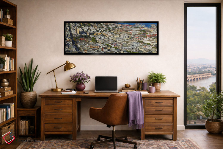 تابلو دکوراتیو Columbus Avenue and Fisherman's Wharf, San Francisco, C… اثر پانورامیک ایمجز - D3B