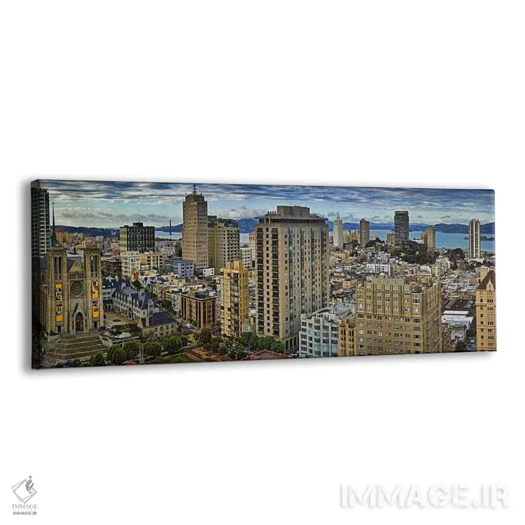 تابلو دکوراتیو San Francisco, California, USA 2011,ساختمان ها در شهر م… اثر پانورامیک ایمجز - نمای پرسپکتیو محصول
