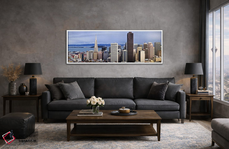 تابلو دکوراتیو San Francisco, California, USA 2011,آسمان خراش ها در شه… اثر پانورامیک ایمجز - D4W