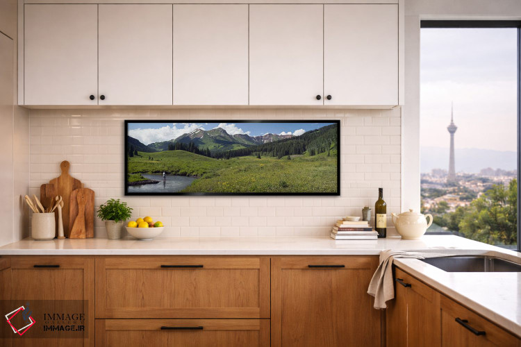 تابلو دکوراتیو Slate River, Gunnison County, Colorado, USA,ماهیگیر تنه… اثر پانورامیک ایمجز - D5B