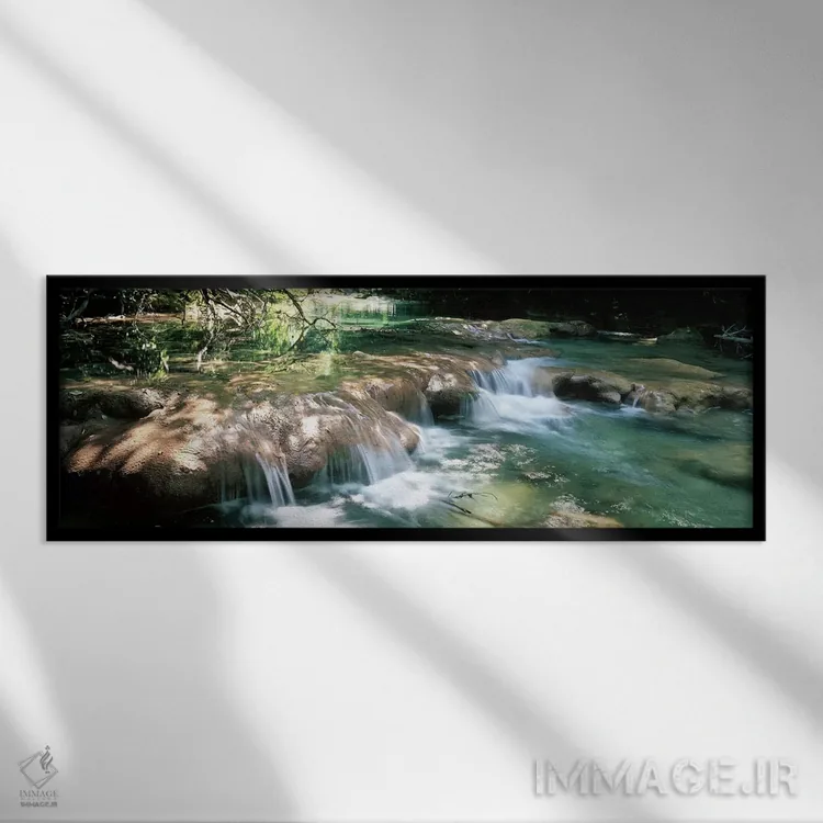 تابلو دکوراتیو Siagnole River, Provence-Alpes-Cote d'Azur, France,رود… اثر پانورامیک ایمجز - نمای قابدار مشکی