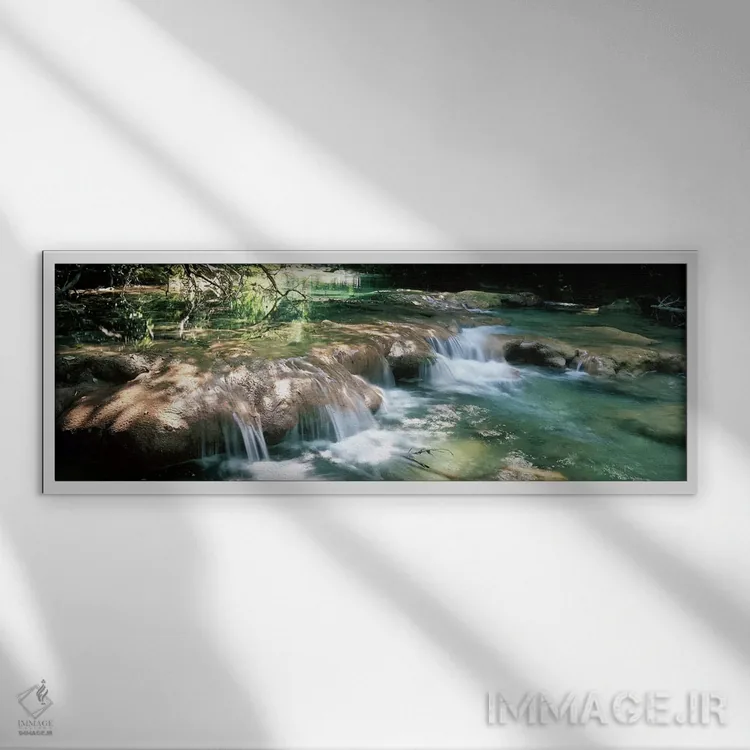 تابلو دکوراتیو Siagnole River, Provence-Alpes-Cote d'Azur, France,رود… اثر پانورامیک ایمجز - نمای قابدار سفید
