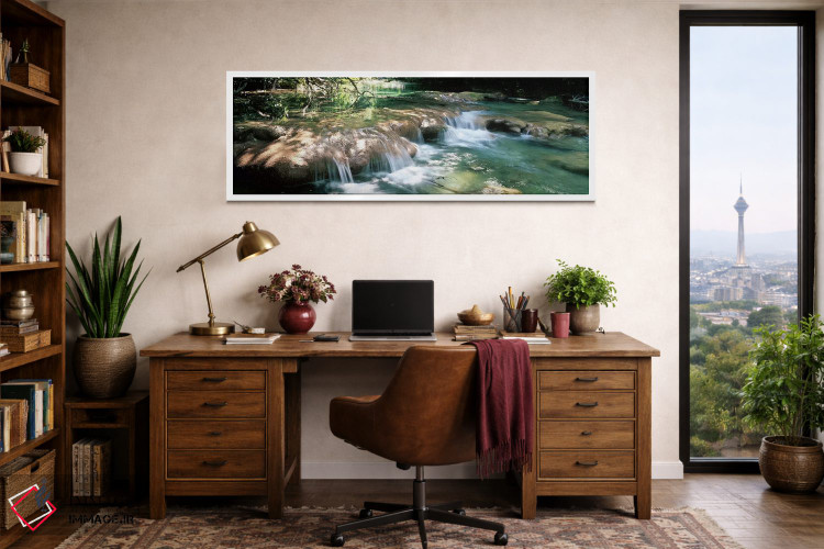 تابلو دکوراتیو Siagnole River, Provence-Alpes-Cote d'Azur, France,رود… اثر پانورامیک ایمجز - D1W