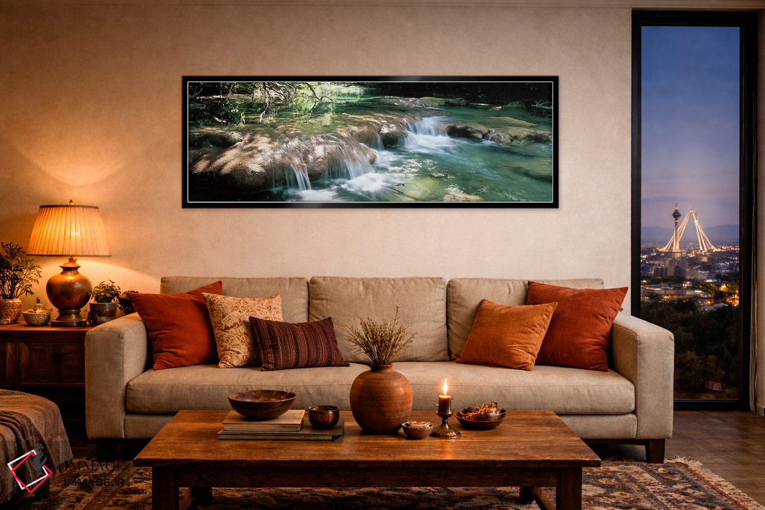 تابلو دکوراتیو Siagnole River, Provence-Alpes-Cote d'Azur, France,رود… اثر پانورامیک ایمجز - D5B