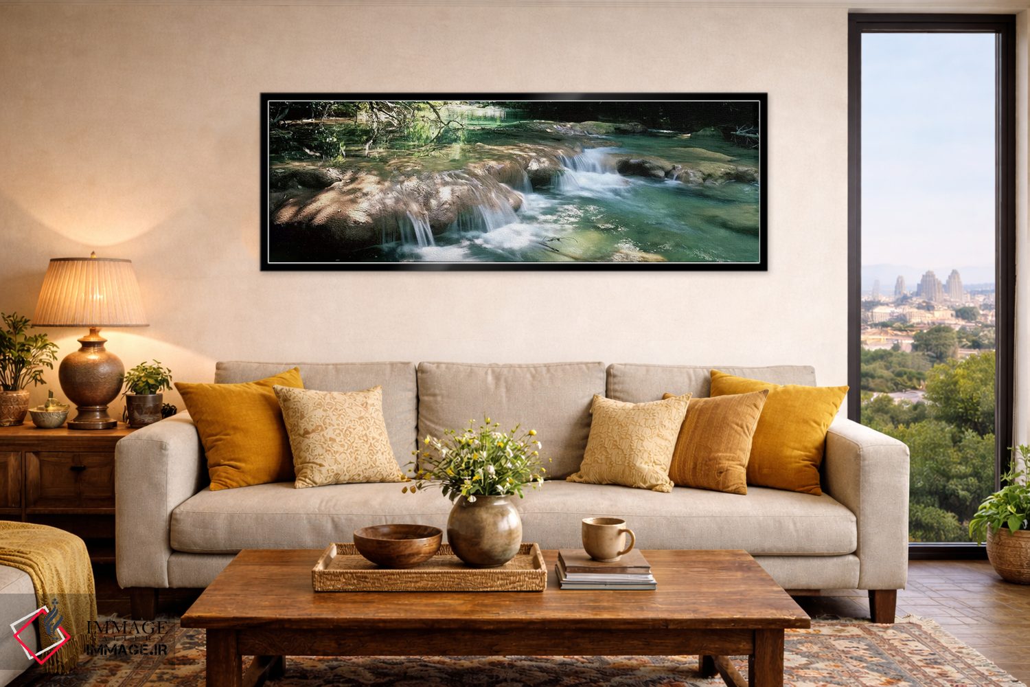 تابلو دکوراتیو Siagnole River, Provence-Alpes-Cote d'Azur, France,رود… اثر پانورامیک ایمجز - D6B