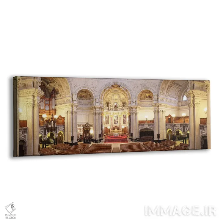 تابلو دکوراتیو Berlin Cathedral, Berlin, Germany,فضای داخلی کلیسای جام… اثر پانورامیک ایمجز - نمای پرسپکتیو محصول
