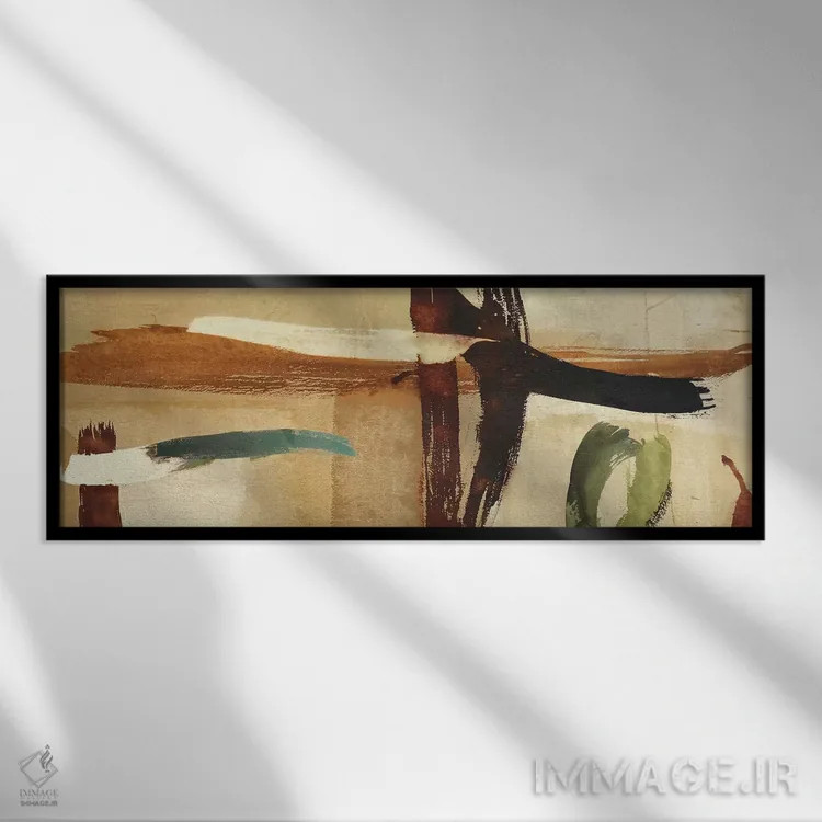 تابلو دکوراتیو امواج مثبت اثر پاتریک لنگهام - نمای قابدار مشکی
