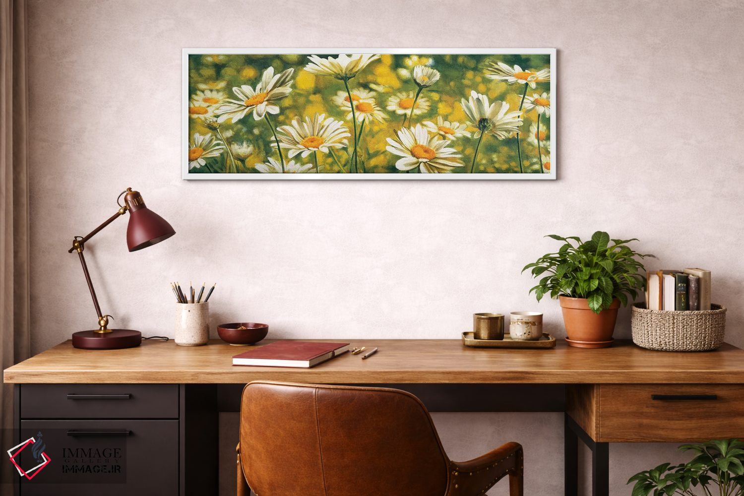 تابلو دکوراتیو نغمه گل های مروارید اثر پیر ویوله - D4W