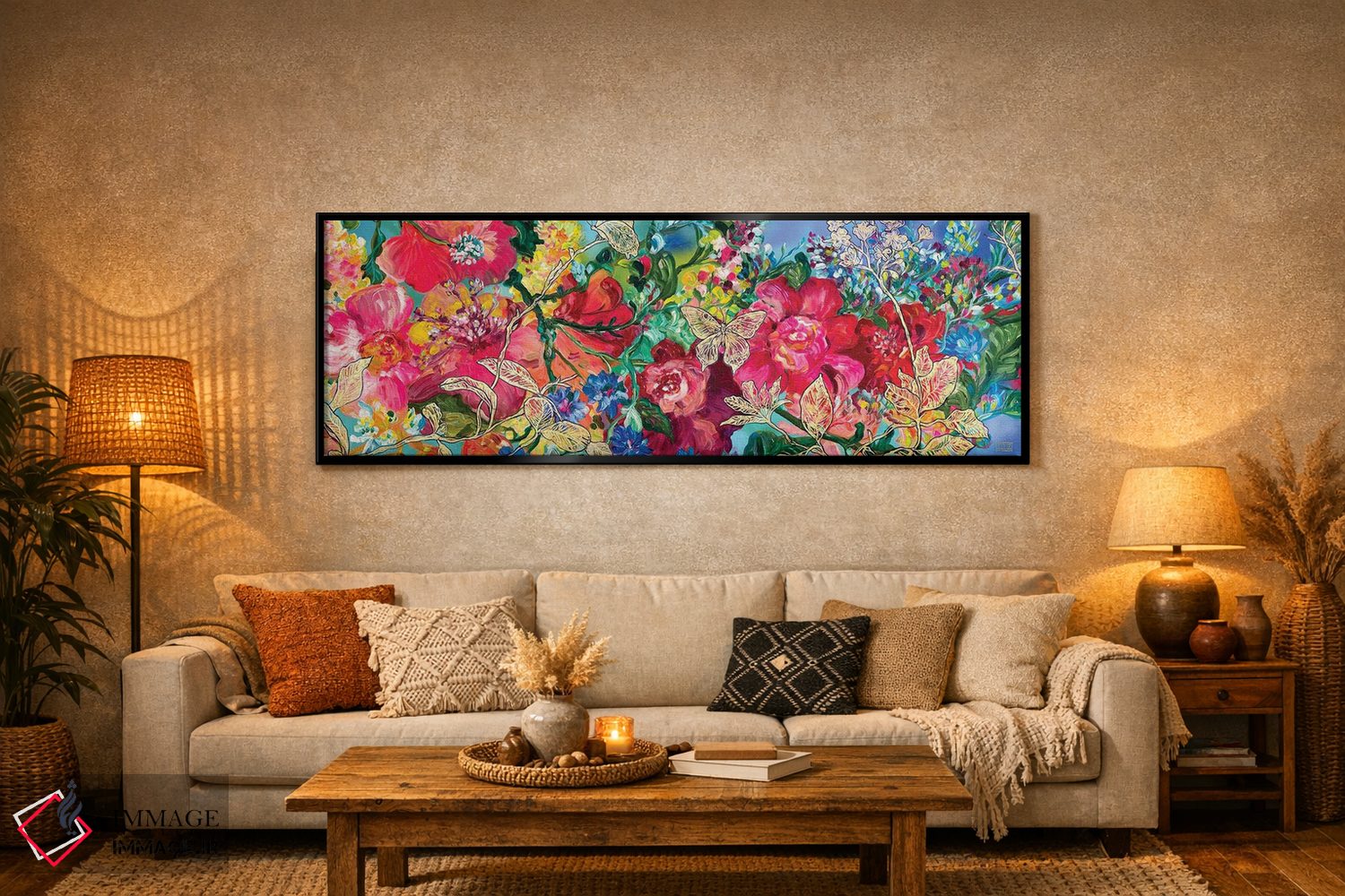 تابلو دکوراتیو شکوفایی رویا اثر پائولینا تاپیا - D6B