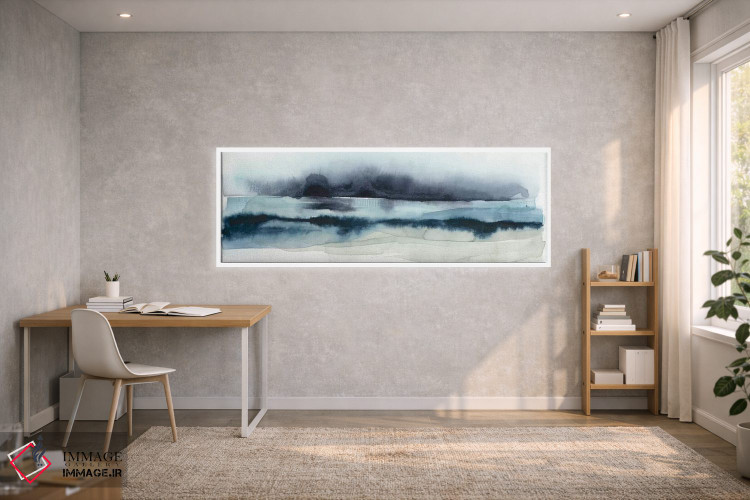 تابلو دکوراتیو دریای طوفانی یک اثر گریس پاپ - D1W