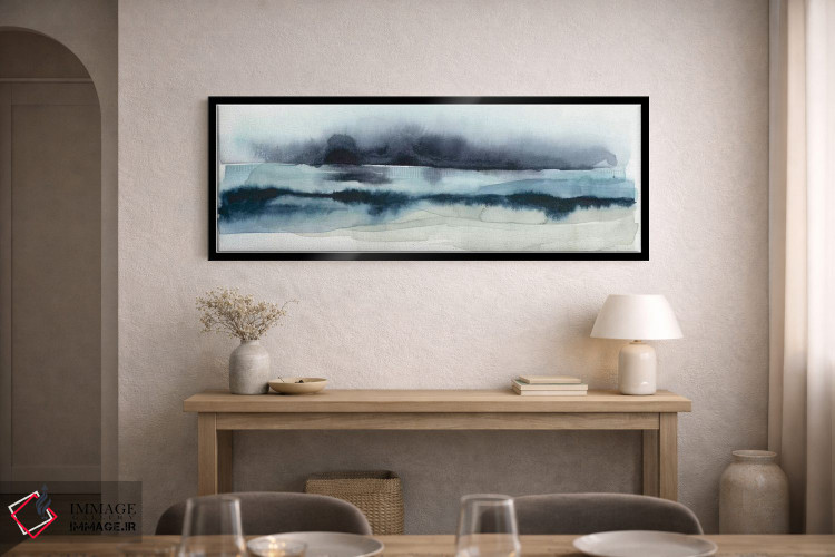 تابلو دکوراتیو دریای طوفانی یک اثر گریس پاپ - D2B