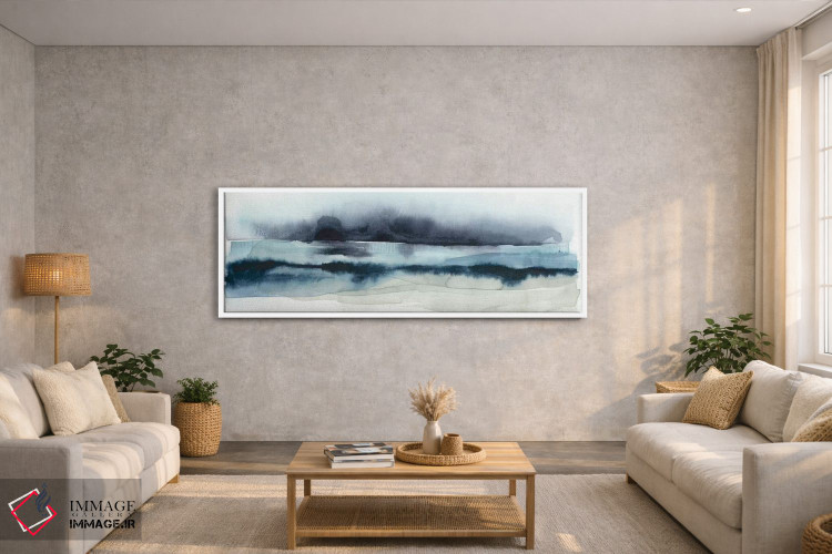 تابلو دکوراتیو دریای طوفانی یک اثر گریس پاپ - D4W