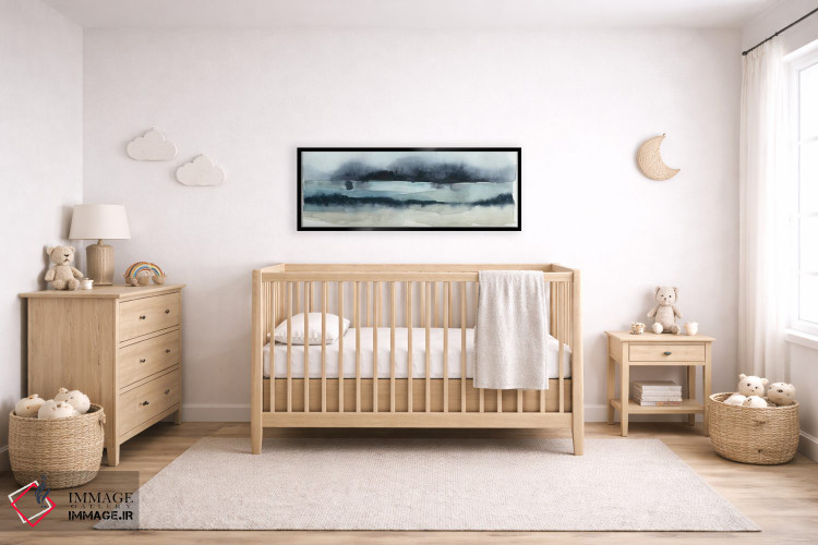 تابلو دکوراتیو دریای طوفانی دو اثر گریس پاپ - D6B