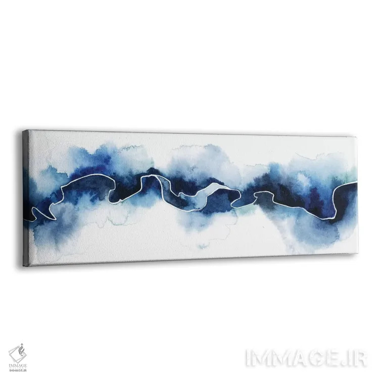 تابلو دکوراتیو شکست یخچالی II اثر گریس پاپ - نمای پرسپکتیو محصول