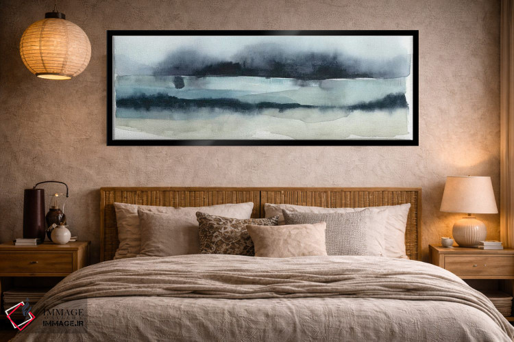 تابلو دکوراتیو دریای طوفانی دو اثر گریس پاپ - D5B