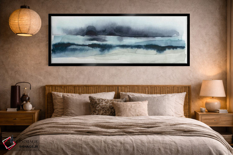 تابلو دکوراتیو دریای طوفانی یک اثر گریس پاپ - D5B