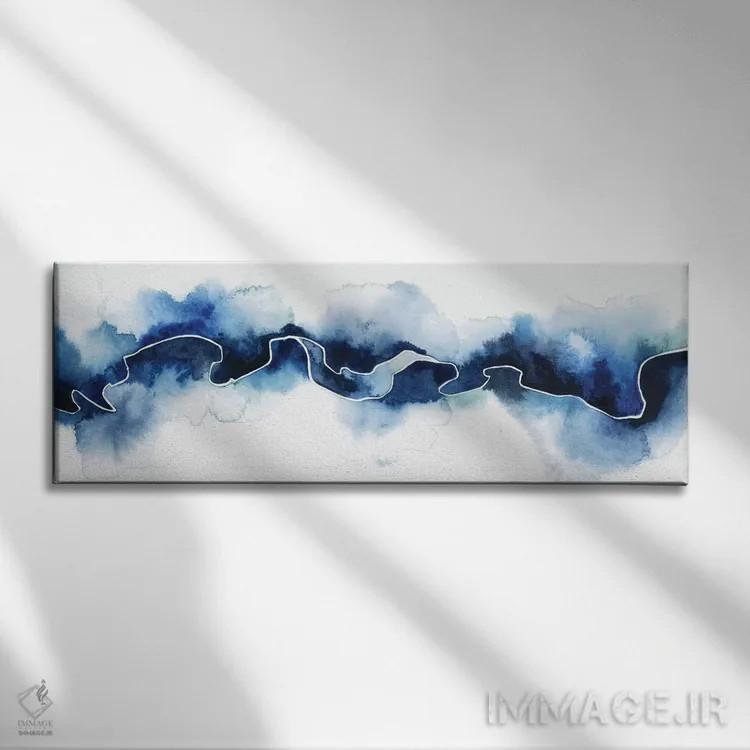 تابلو دکوراتیو شکست یخچالی II اثر گریس پاپ - نمای روبهرو روی دیوار