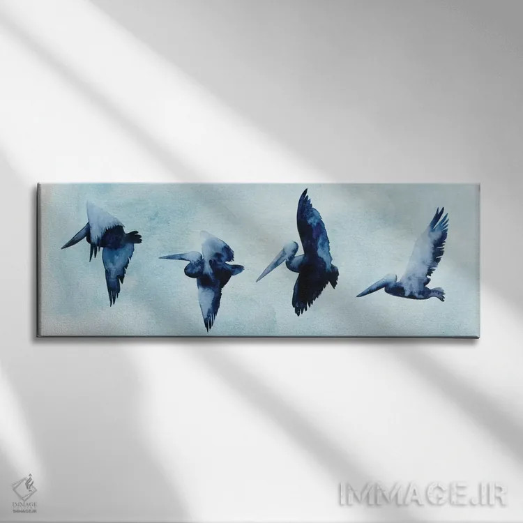 تابلو دکوراتیو جوجه تیغی های ساحلی I اثر گریس پاپ - نمای روبهرو روی دیوار