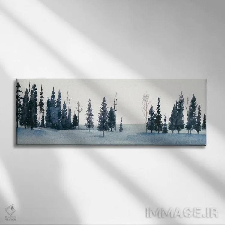 تابلو دکوراتیو بیشه یاقوتی یکم اثر گریس پاپ - نمای روبهرو روی دیوار