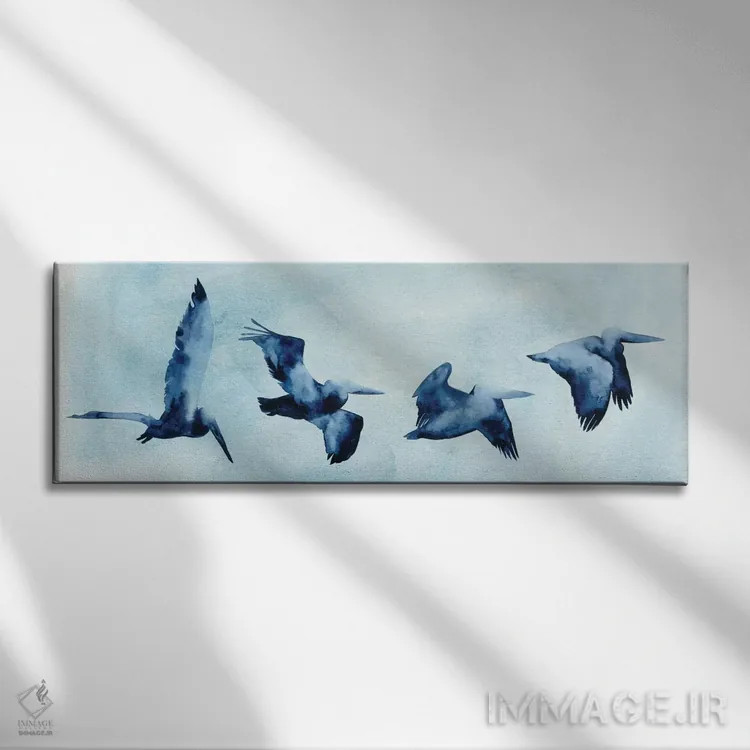 تابلو دکوراتیو جوجه تیغی های ساحلی II اثر گریس پاپ - نمای روبهرو روی دیوار